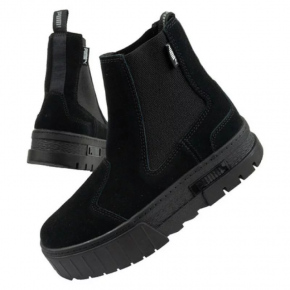 Dámske členkové topánky Mayze Chelsea Suede W 382829 01 Čierna - Puma