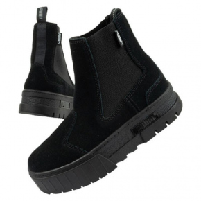 Dámske členkové topánky Mayze Chelsea Suede W 382829 01 Čierna - Puma