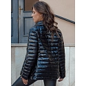 Pikowana kurtka przejściowa damska ze stójką BUSY BEE czarna FashionStreet TY4538