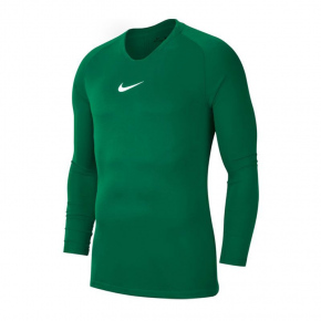 Detské junior termo tričko Dry Park AV2611-302 Tmavo zelená - Nike