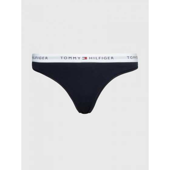 Dámske tangá THONG UW0UW03835 DW5 tm. modré - Tommy Hilfiger