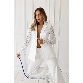 Dámske sako M865 ecru - Moe