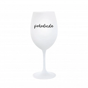 Pohár POHODINDA - biely pohár na víno 350 ml
