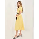 Dámske šaty MI SK A2328.91 žlté - New Collection