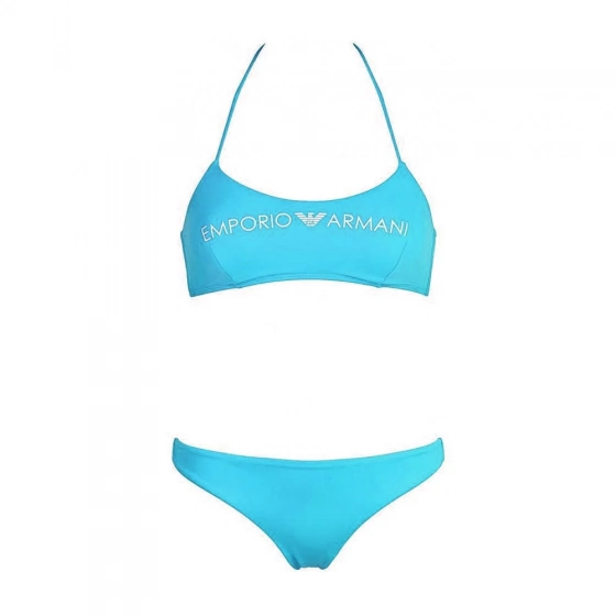 Dámske dvojdielne plavky 262618 0P313 00383 modrá - Emporio Armani