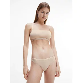 Dámska bralettka 2 pack 000QF6040E - W5I - Béžová - Calvin Klein