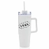 PÁTEK - bílý cestovní hrnek s průhledným víčkem 900 ml  