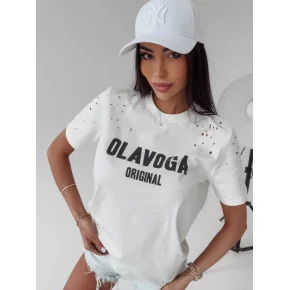 Dámske tričko 277052 ecru - Ola Voga