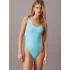Dámske jednodielne plavky KW0KW02340 DCE sv. modré - Calvin Klein