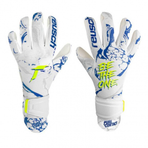 Pánske brankárske rukavice M 5370200-1089 bielo-modré - Reusch