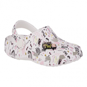 Detské sandále / žabky Jr 92800555139 Biela mix - Coqui Big Frog