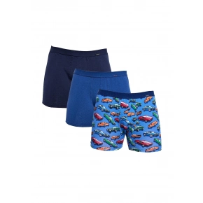 Pánske boxerky 946/02 A'3 modré mix - Cornette