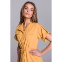 Dámske košeľové šaty Yellow S298 - Stylove