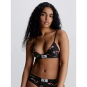 Dámske podprsenka 000QF7478E H1R čierna so srdiečkami - Calvin Klein