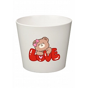 LOVE (MEDVÍDEK) - velký květináč LOVE (MEDVÍDEK) - velký květináč