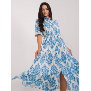 Dámske šaty DHJ SK 19125.10X Bielo-modré - FPrice