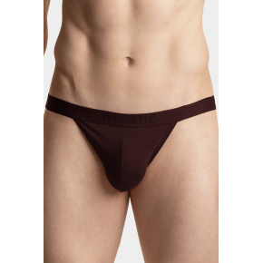 Pánske erotik slipy-tangá Jock strap MP-1571 Tmavo hnedá - Atlantic