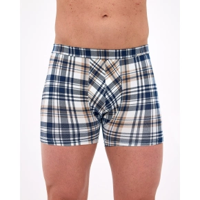 Pánske boxerky Prime 904/127 Béžová s ecru a modrá - Cornette