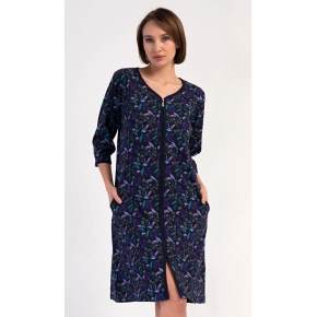 Dámské domácí šaty Kolibřík modré - Vienetta