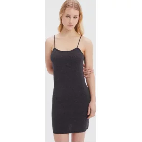 Dámske šaty na spanie QS6838E P7I tm.šedá - Calvin Klein