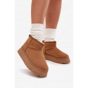 Dámske snehule 25BT26-9147 hnedé - Sweet Shoes
