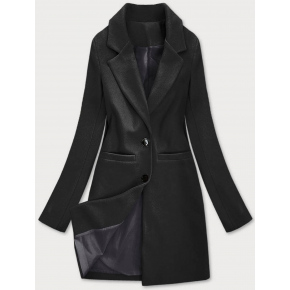 Klasický dámsky kabát 25533 čierny - Italy moda