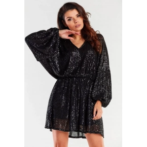 Dámske šaty A485 čierne - Awama