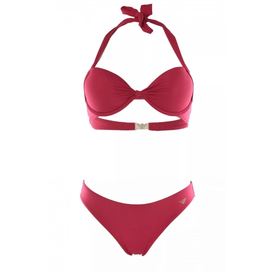 Dámske dvojdielne plavky 262456 4R301 01975 malinové - Emporio Armani
