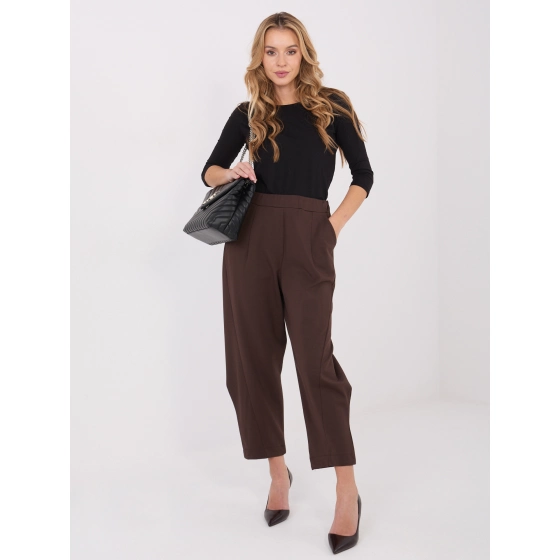 Dámske nohavice SP FL8557.46 Tmavo hnedá - FPrice