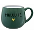 MILUJU TĚ. - zelený keramický hrníček 300 ml