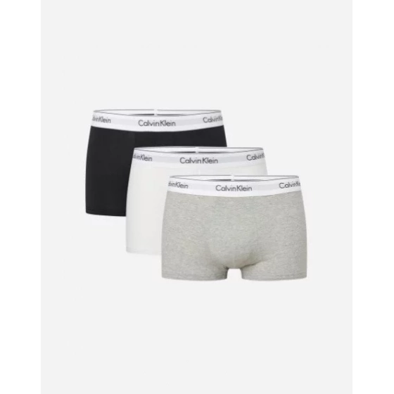 Pánske boxerky NB2380A MP1 čierna/biela/sivá - Calvin Klein