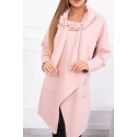 Oversize tunika s obálkou 16546 staroružová - Kesi