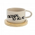 NEBUDU TO DĚLAT - krémový hrníček makronka 200 ml