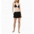 Dámske plážové šortky KW0KW00861-BEH čierna - Calvin Klein