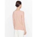 Dámsky pyžamový top L/S CURVE NECK 000QS7006E FSR make-up - Calvin Klein