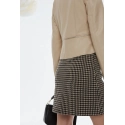 Elegantná koženková bunda JAC0400 béžová - Monnari