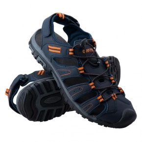 Pánske sandále Tiore M 92800307489 Tmavomodrá s oranžovou - Hi-Tec
