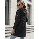Kurtka damska parka HENRY czarna FashionStreet TY4106