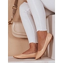 Baleriny damskie w szpic ILLARI beżowe FashionStreet ZY0774