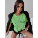 Dámske tričko 277745 neónovo zelené - Ola Voga