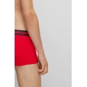 Pánske boxerky 50469775 čiernočervené - Hugo Boss