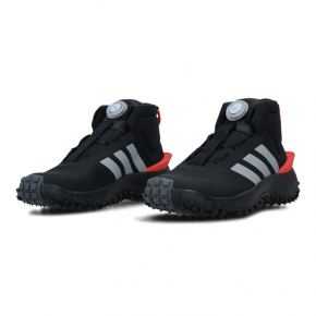 Junior zateplené členkové topánky Fortatrail Boa K IG7262 Čierna s červenou - Adidas