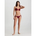 Dámska plavková podprsenka bikini KW0KW02278 XN0 bordová - Calvin Klein