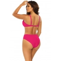 Dámske dvojdielne plavky Fashion 27 S940SV1-2d tm.ružové- Self