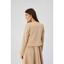 Dámske sako S368 béžové - Stylove