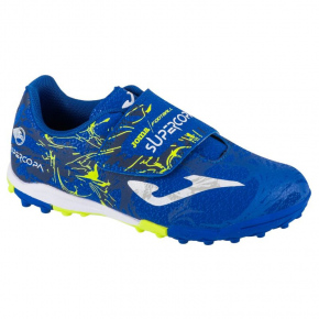 Detské športové topánky Jr SCJW2404TFV Tmavomodrá so žltou - Joma
