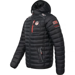 Pánska bunda WY6357H Čierna vzor - Geographical Norway