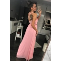 Dámske plesové dlhé šaty - PINK BOOM