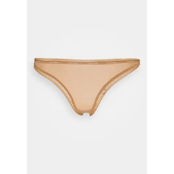 Dámske tangá QD3763E BO8 bronzové - Calvin Klein