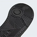 Unisex junior členková obuv Hoops Mid 3.0 K Jr HR0228 Čierna - Adidas